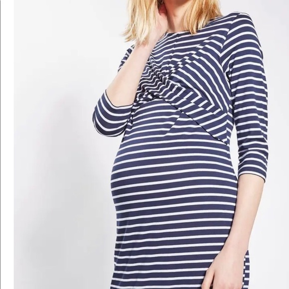 Topshop Dresses & Skirts - Top Shop Twist Front Maternity Nursing Dress